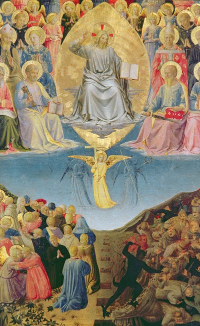 The Last Judgement, central panel from a Triptych by Fra Angelico